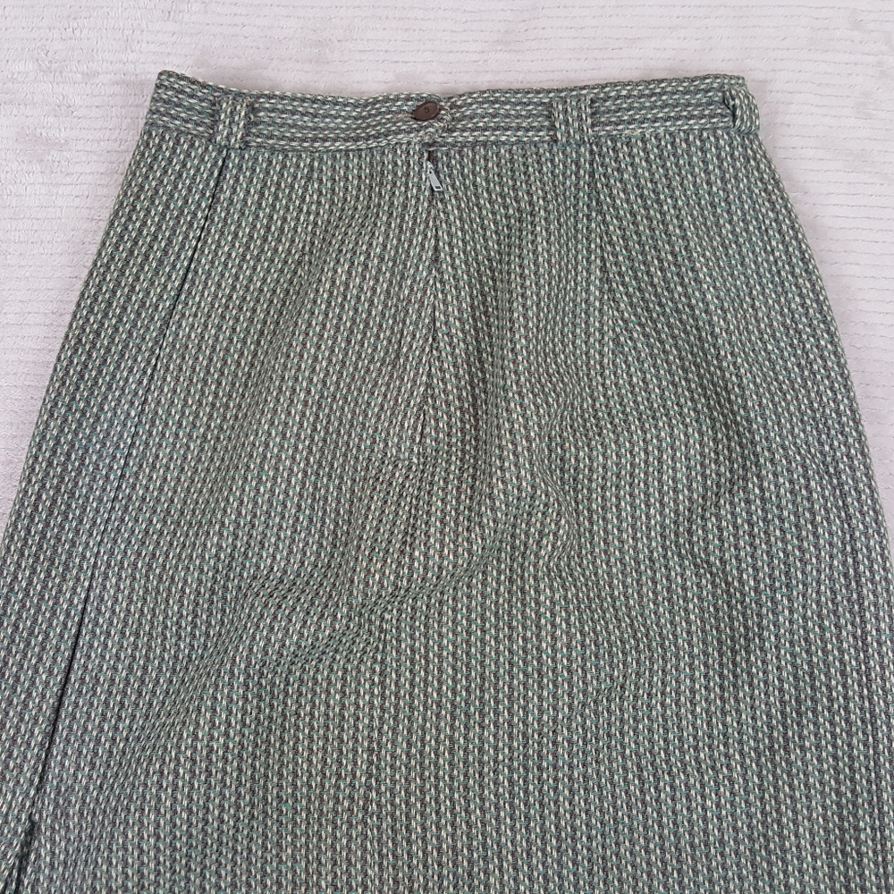 Vtg American Walker Summit of Boston Tweed Skirt - Picture 7 of 8